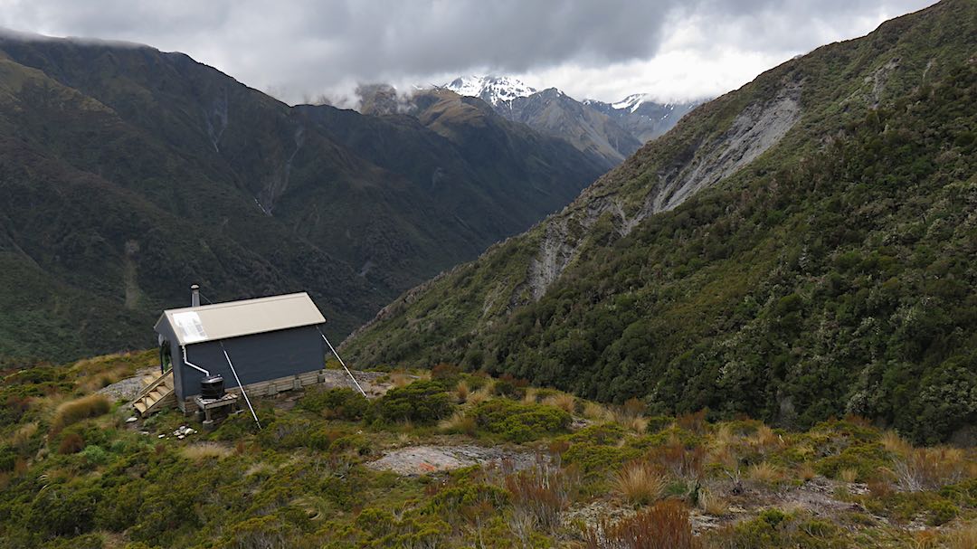 At Bluff Hut looking towards Toaroha Saddle. |  Frew/Toaroha Saddles, Westland