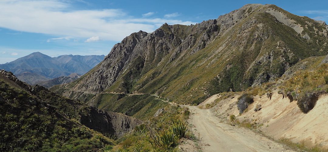 Over Blind Pass and down to the Clarence River. | Kaikoura to Boyle Village
