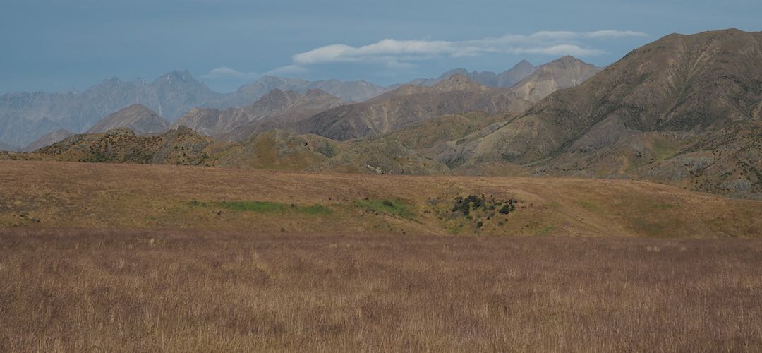 That's Mt Alarm, 2877 m, on left with Tapaue-o-Uenuku, 2885 m, behind from Molesworth. | Kaikoura to Boyle Village