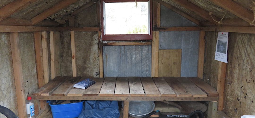 No DOC plastic covered mattress, sorry. There is a air bed with a pump. | Crystal Bivvy, Toaroha River, West Coast