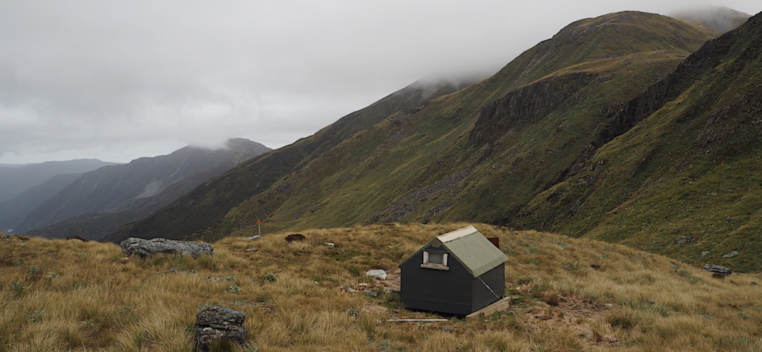 There's quite the view down Frew Creek and the Hokitika River. | Frew Saddle Bivvy, Frew Creek, West Coast