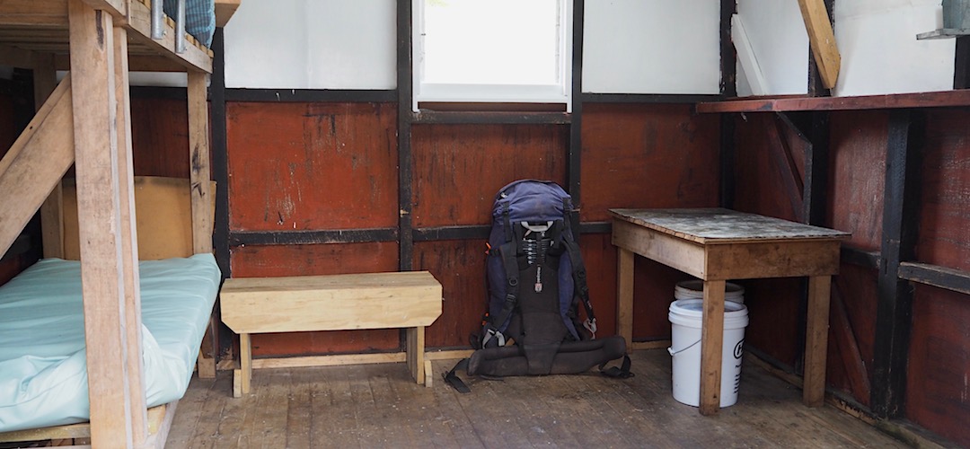There's no insulation or internal lining to the hut. | Yeats Ridge Hut, Toaroha River, West Coast