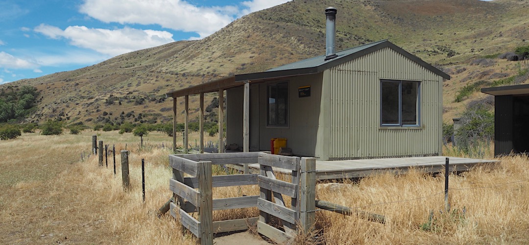 The fence is to keep stray cattle out. | Forbes Hut (renamed Seymour Hut), Clarence River