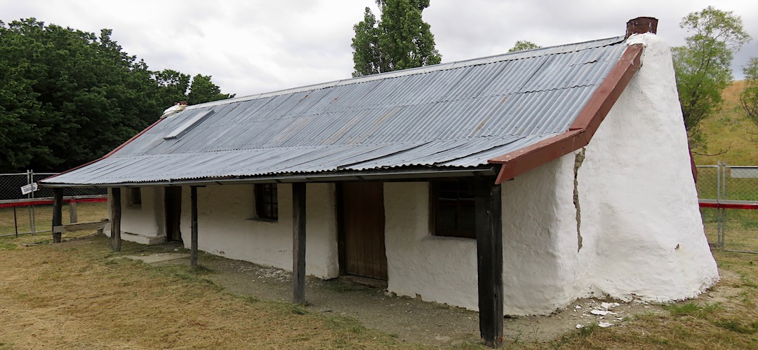 The earthquake damaged 1866 original cottage.  | Molesworth Cob Cottage campsite, Molesworth