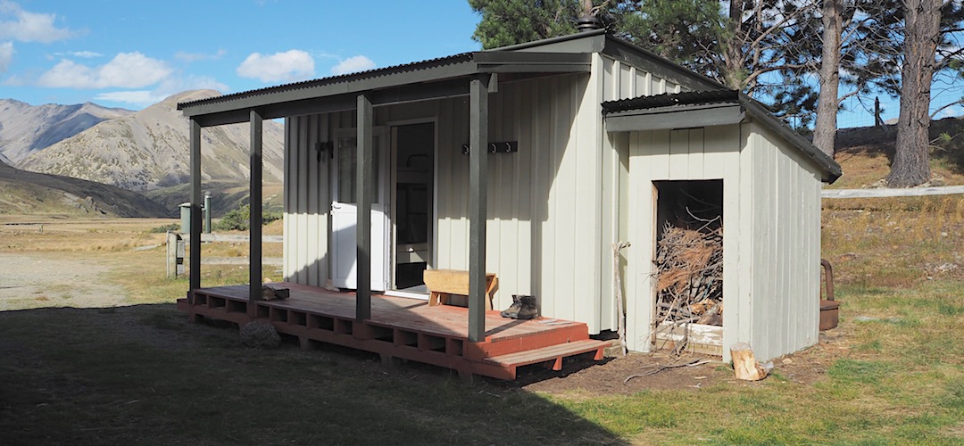 There's a woodshed with firewood, and everything for a decent stay. | Sedgemere Sleepout, Rainbow Rd