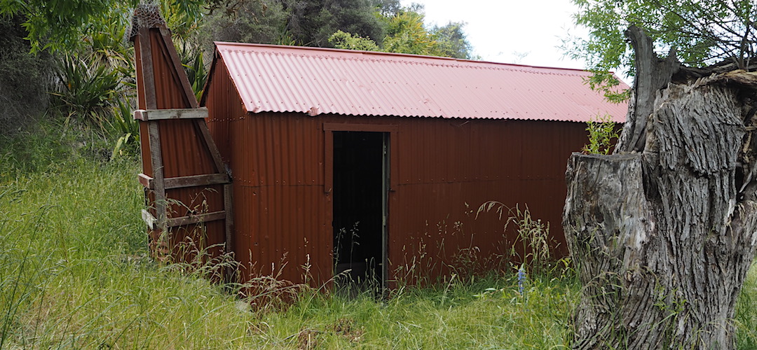1920s hut has been done up recently. | Tent Poles Hut, Seymour Creek