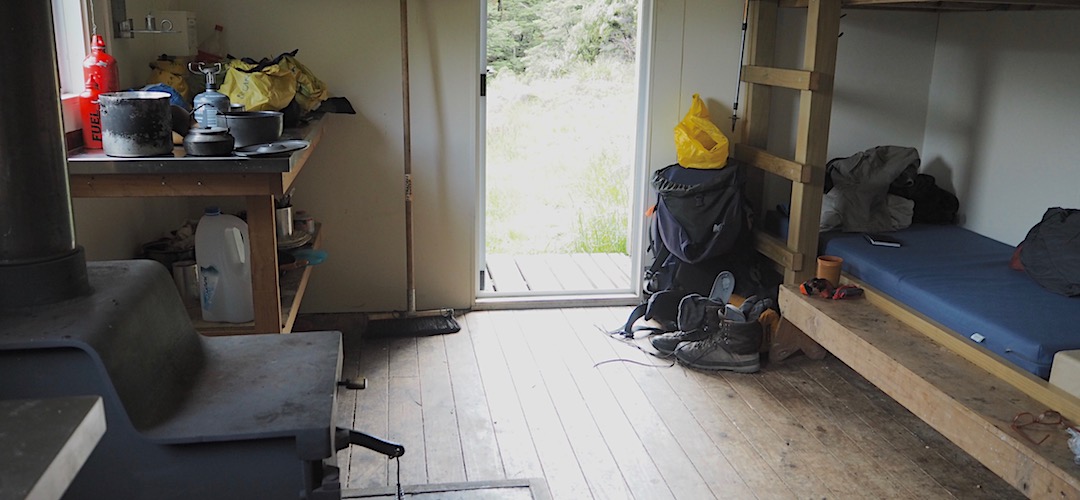 Entirely typical 6 bunk hut. | Top Gordon Hut, Gordon Stream