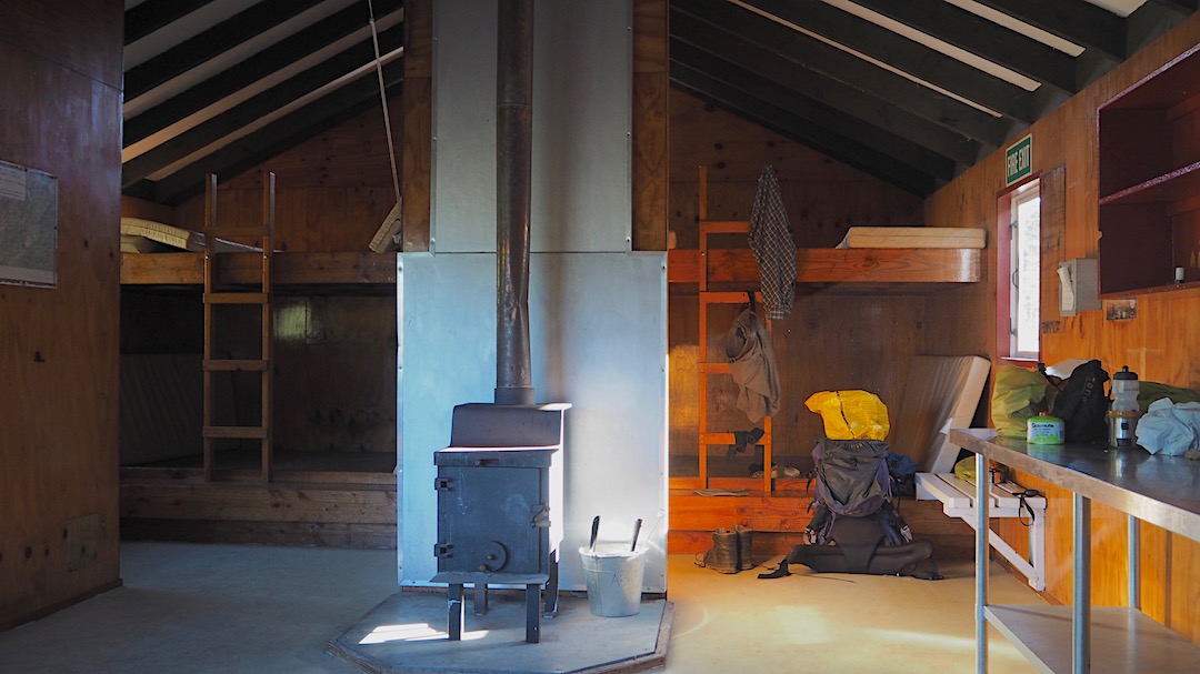 Woo!! Inside Rocks Hut. | Mt Fell, Richmond Forest Park Park, April 2017