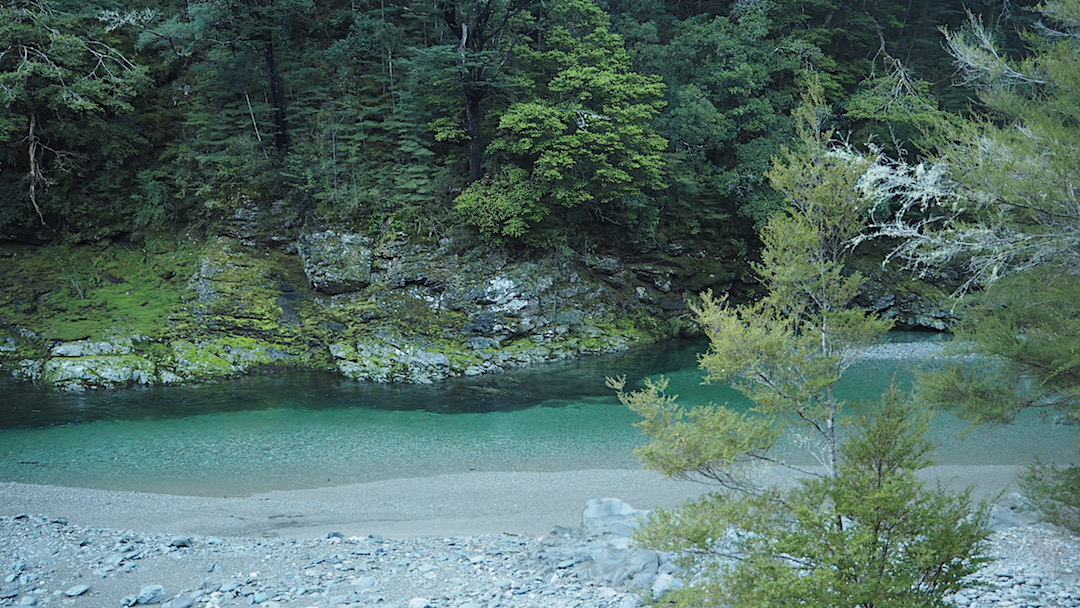 The remarkably clear Pelorus River at Roebuck Hut. | Mt Fell, Richmond Forest Park Park, April 2017