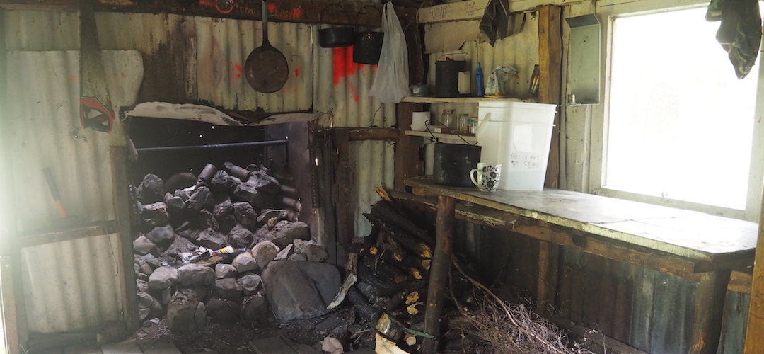 Unrenovated. I guess this shot makes it clear.| Cold Stream Hut, Lake Sumner Forest Park