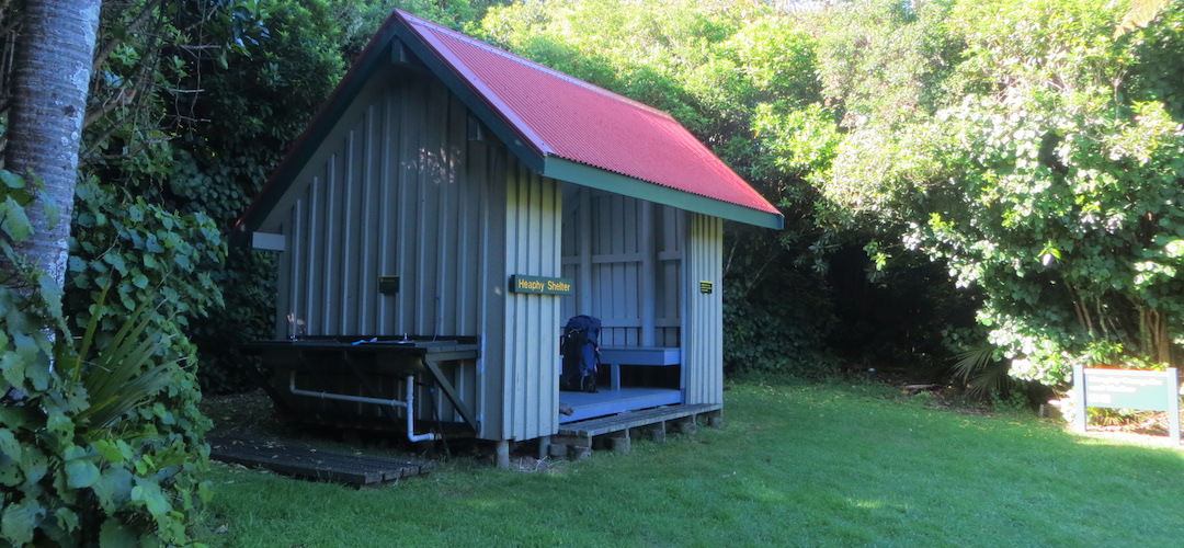 Heaphy Hut campsite, Heaphy Track, Kahurangi National Park