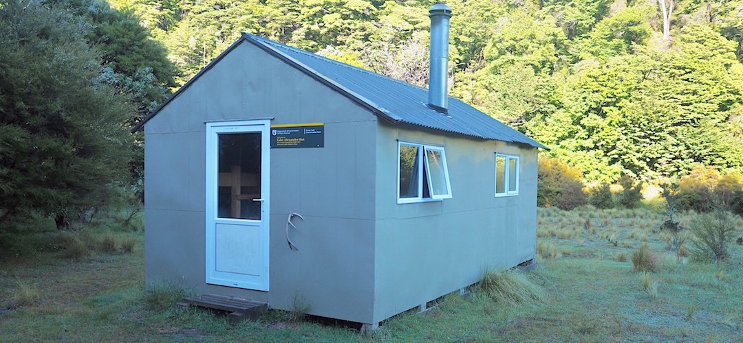 The relocation involved a full renovation with new windows and door. | Lake Alexander Hut,  Ferny Gair Conservation Area, Marlborough
