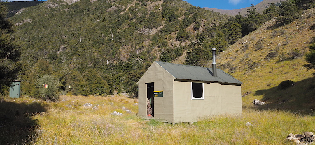 Nice location, in summer. Hard to get to but. | Penk Hut, Ferny Gair Conservation Area, Marlborough