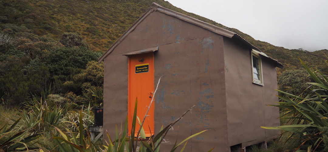 No problem finding the door. | Townsend Hut, Arthurs Pass National Park