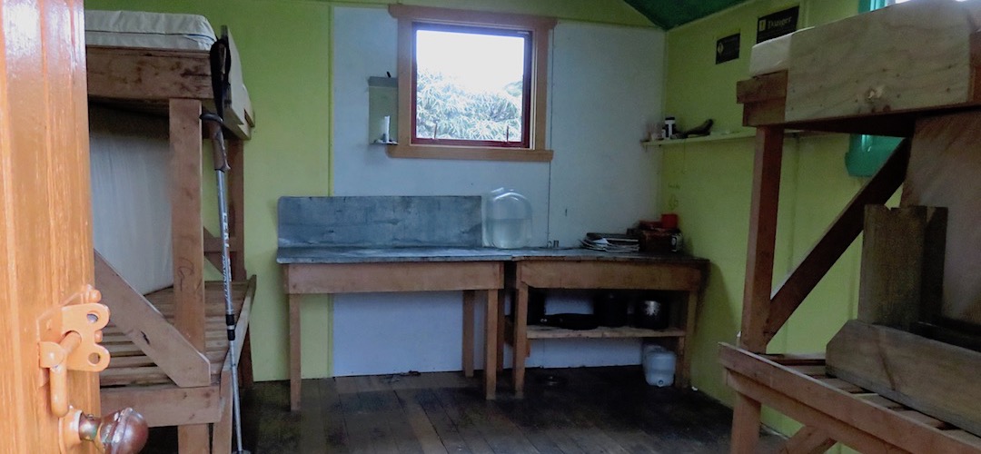 Roomy for a 4 bunk hut.| Townsend Hut, Arthurs Pass National Park
