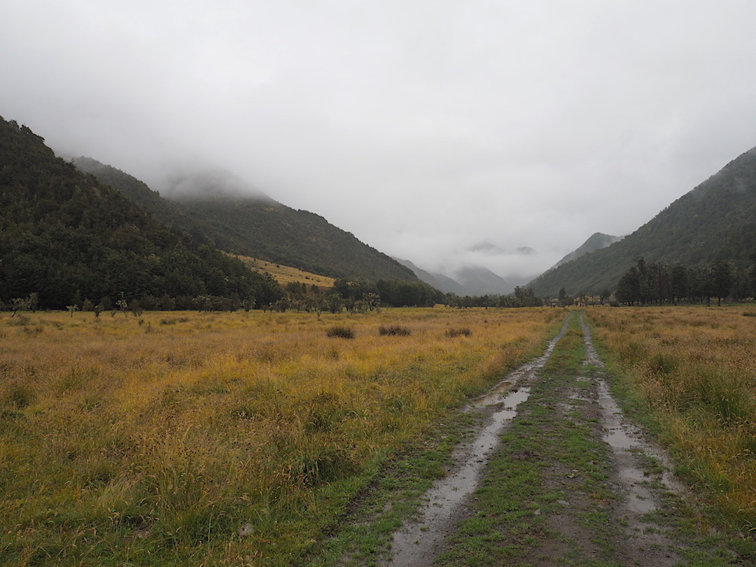 A break in the rain for a while. It didn't last. The Steyning River valley.