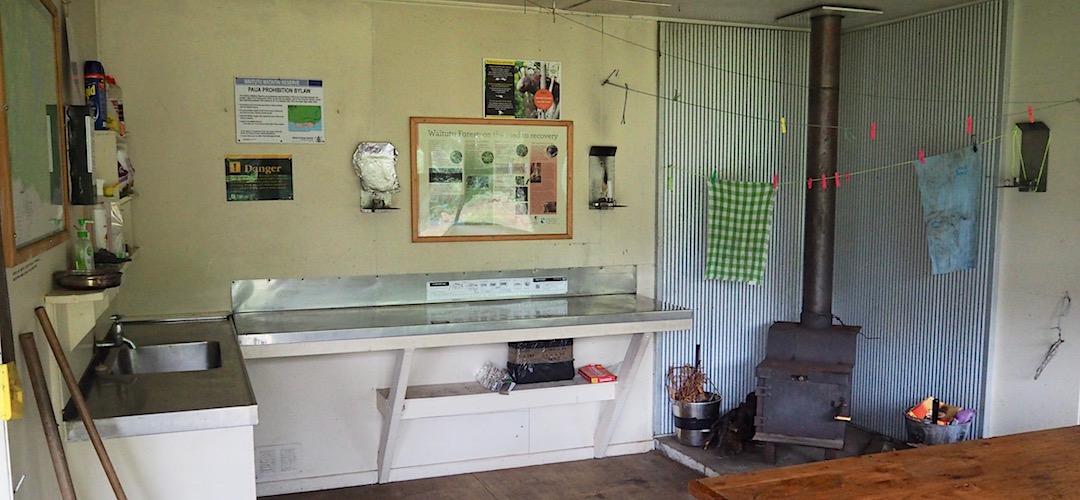 Those wood burners can crank out the heat when loaded with rata.  | Waitutu Hut, Fiordland National Park