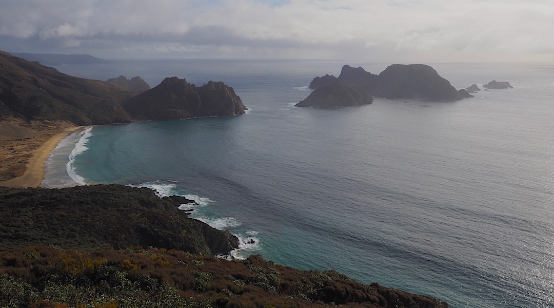 The Rugged Islands and East Ruggedy Beach is one of my favourite ever views.   |  North West Circuit, Stewart Island/Rakiura
