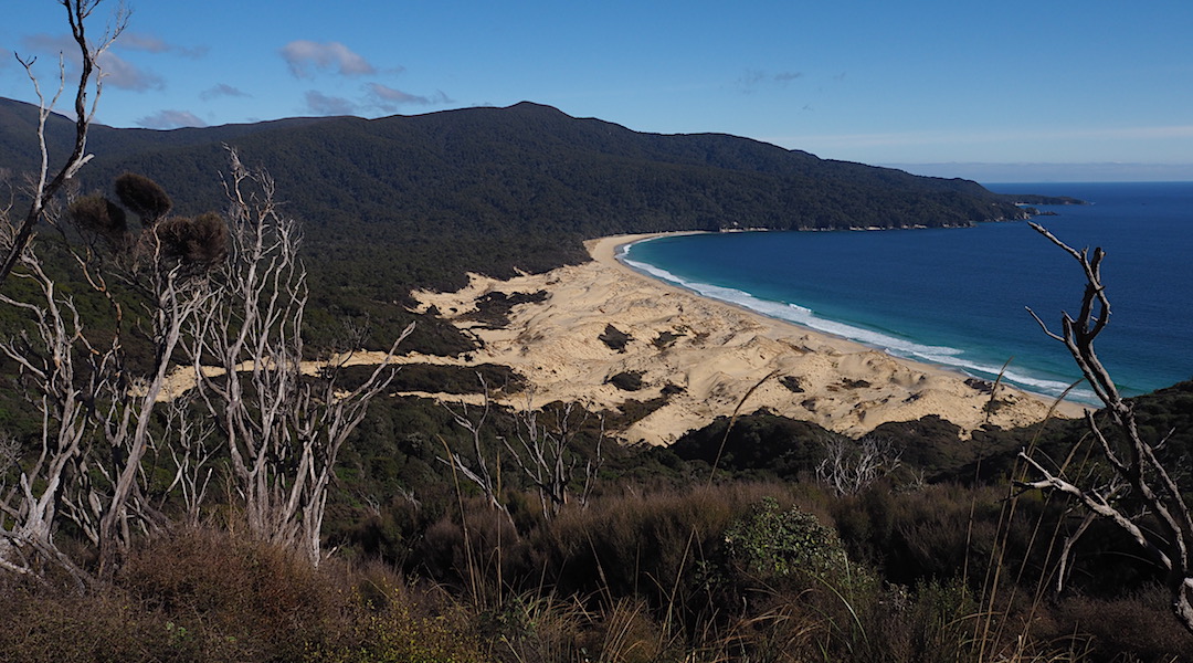 Smokey Beach was smokin'. And this was almost mid-winter.  |  North west Circuit, Stewart Island/Rakiura