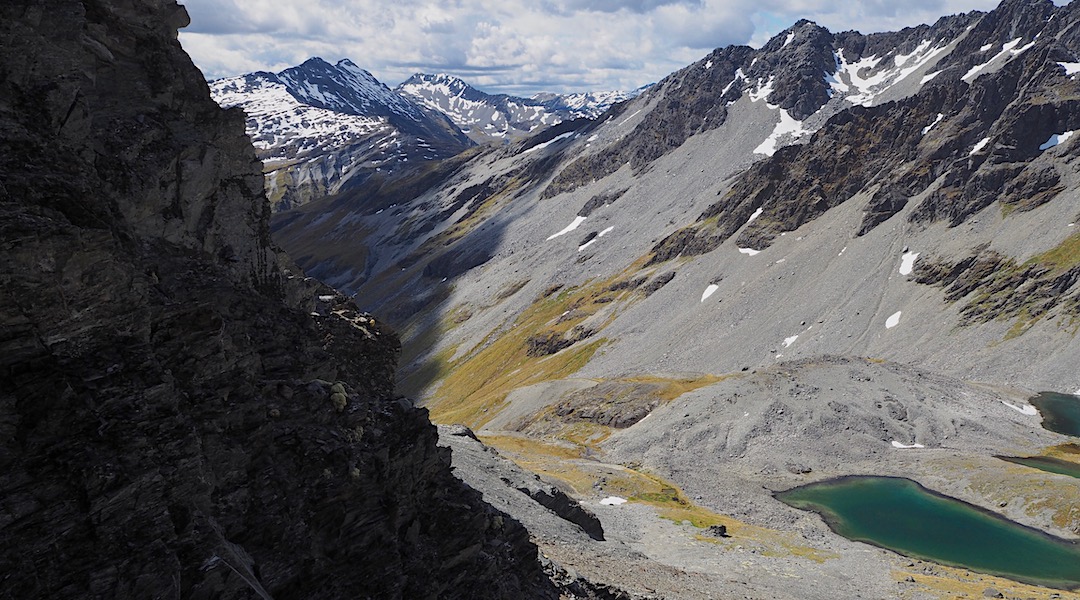 Climb every mountain. Even some snow left, despite being after Christmas. | Three Tarn Pass, Nelson Lakes National Park