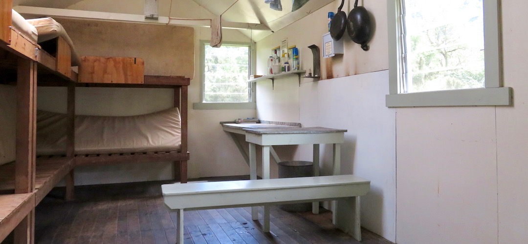 The hut is is good nick, and doesn't get excessive use. | Horseshoe Flats Hut, Moeraki Valley Trail