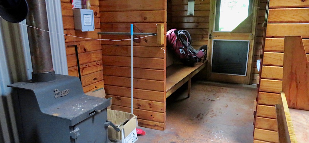 A Lockwood hut, ie, you need the woodburner in winter. | Maori Saddle Hut, Haast Paringa Cattle Trail