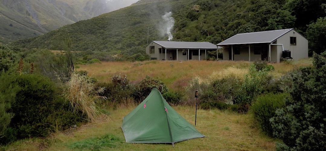 Close to the hut. | Campsite, Shelter Rock Hut, Rees-Dart Track, Mt Aspiring National Park