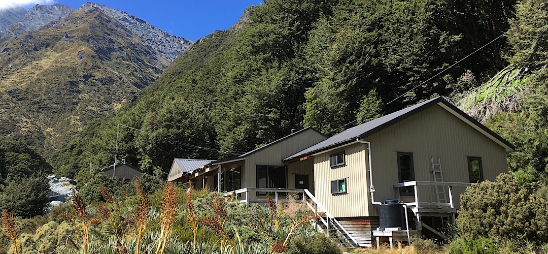 Exterior. | Dart Hut, Rees-Dart Track, Mt Aspiring National Park