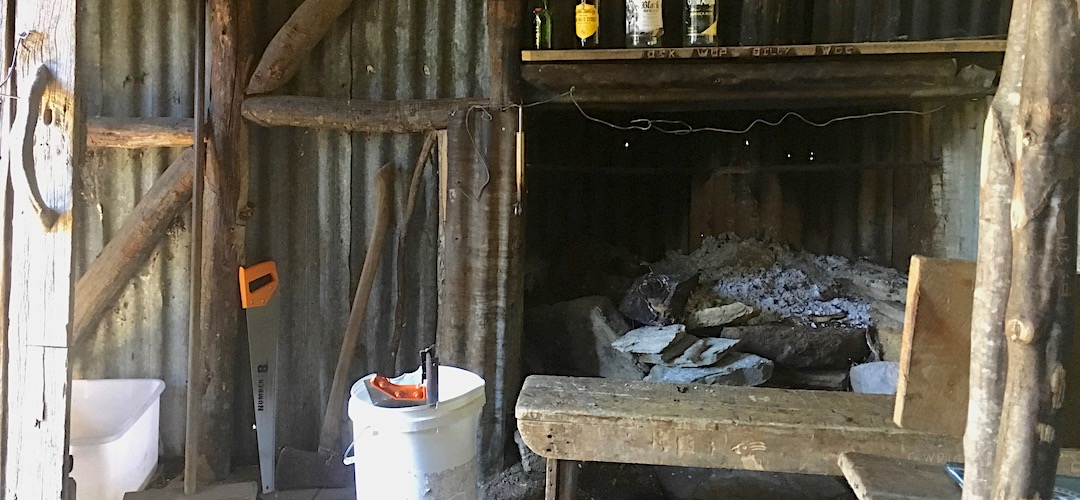 Fireplace | Earnslaw Hut, Mt Aspiring National Park
