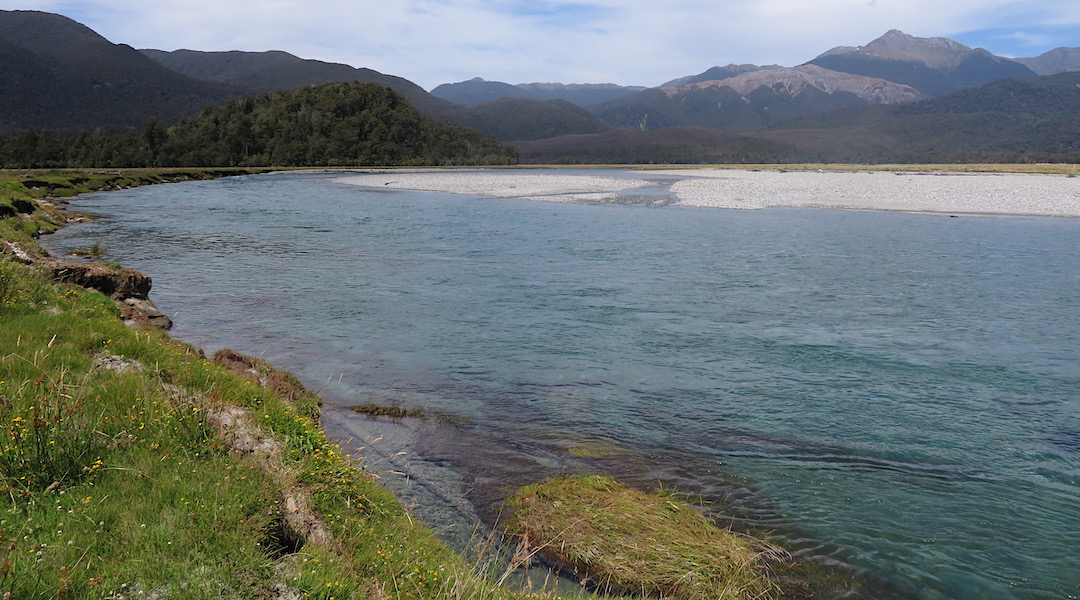 The Cascade River is one of the biggest rivers you will ever cross, so take care. | Cascade to the Hollyford Track, South Westland