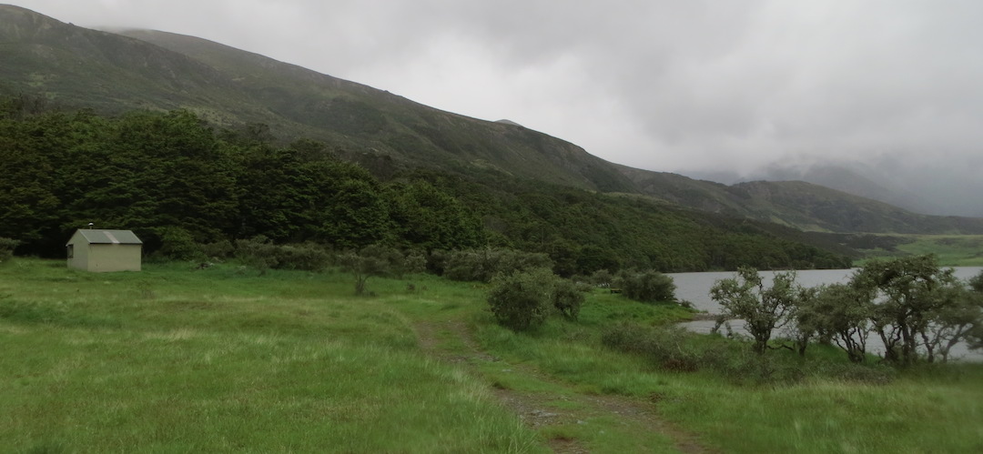Lake Guyon hut, Lake Guyon, North Canterbury