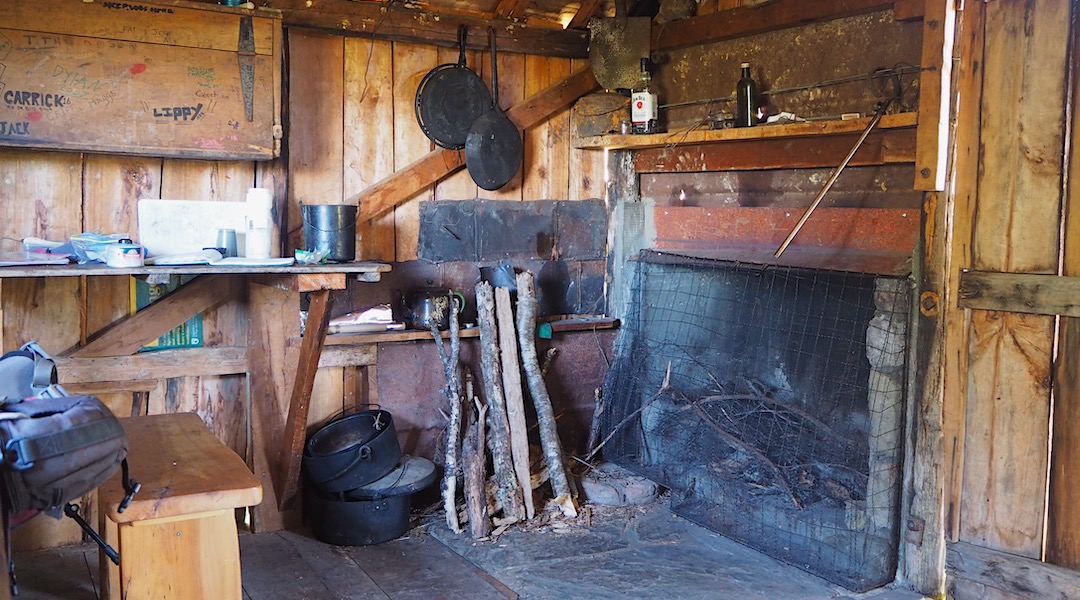 Riordans Hut fireplace | Kahurangi National Park