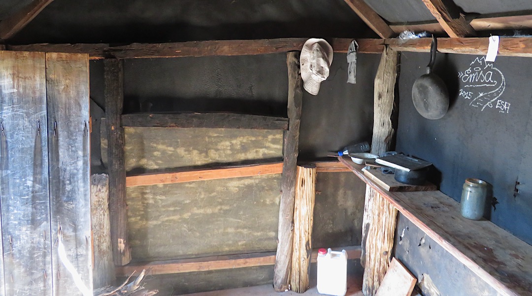 Tin Hut Shelter interior | Kahurangi National Park