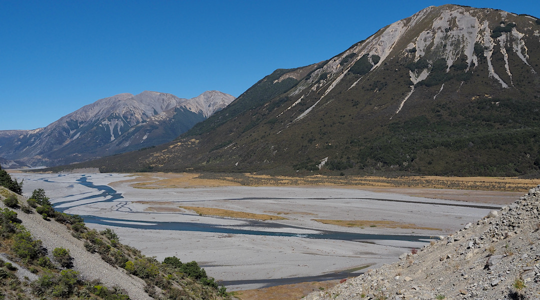 Poulter River valley from near Turnbull Bivvy. | Day 6 Arthurs Pass tramp, February 2021