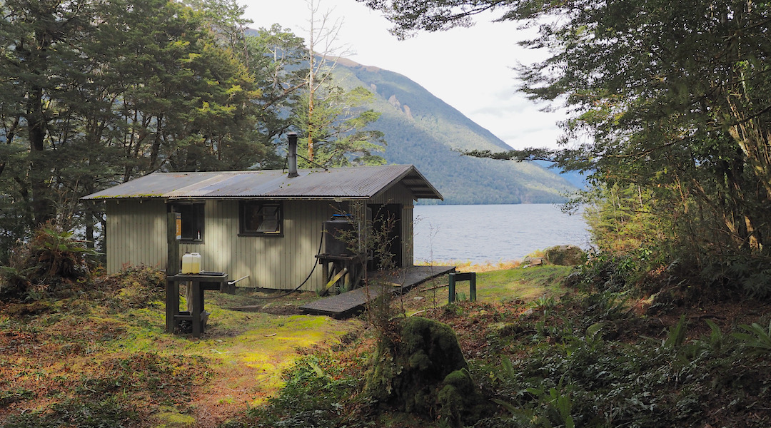 Unobstructed view over the lake. | Monowai Hut