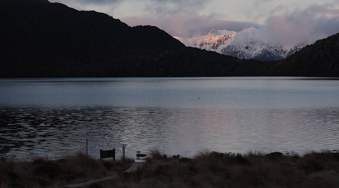 Early morning light at Green Lake. | Green Lake, Fiordland National Park