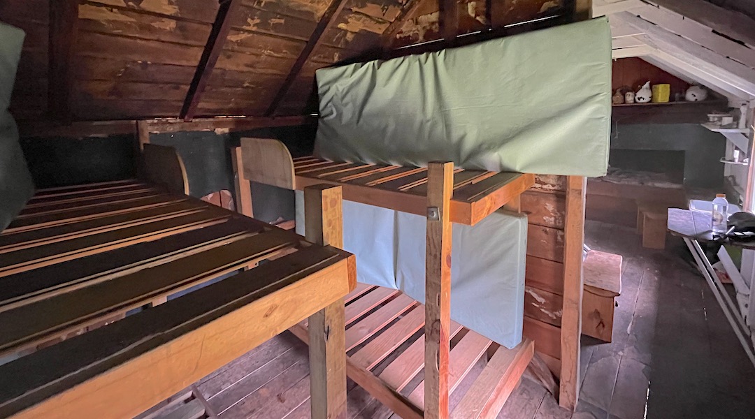 Bunk area. | Asbestos Cottage, Kahurangi National Park