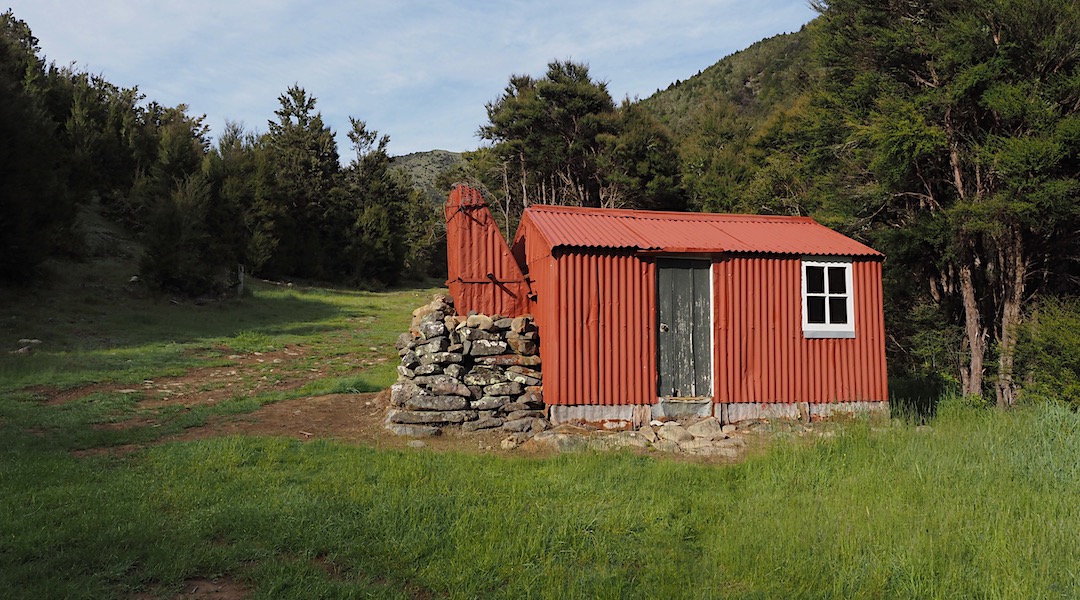 Lot of history here. | Old Boulder Forks Hut, South Marlborough