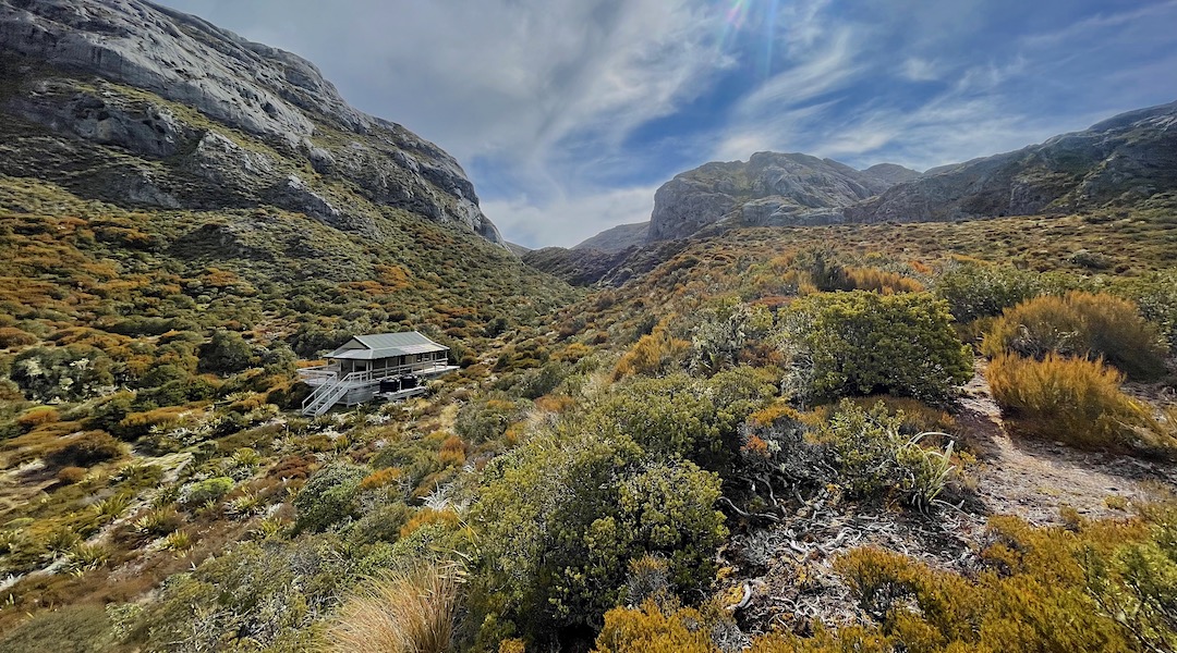 Why did they put the hut in a hole rather than with a view. | Granity Pass Hut, Kahurangi National Park