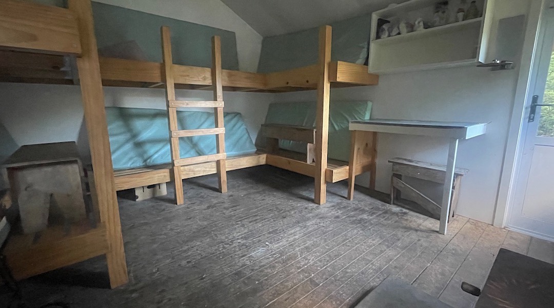 Newly built bunks.  |  Bottom Misery Hut, Branch River, Marlborough