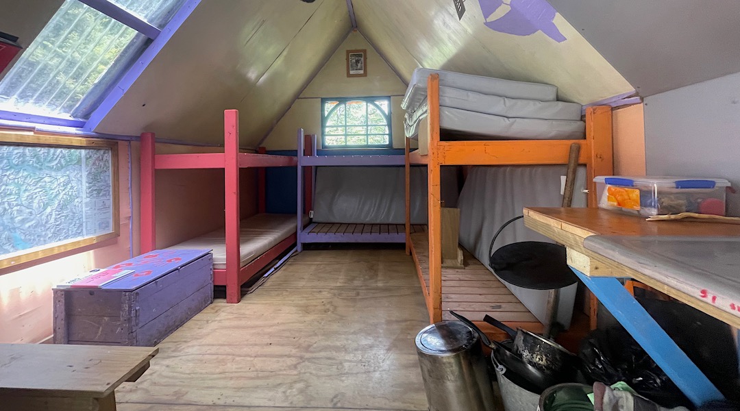 The interior has been recently renovated. | Avoca Hut, Craigieburn Forest Park