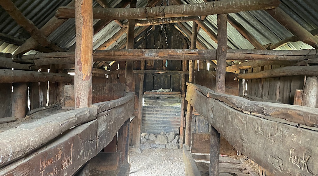 Open fire has been removed. | Old Willows Hut, Ka Whata Tu o Rakihouia/Clarence Conservation Park