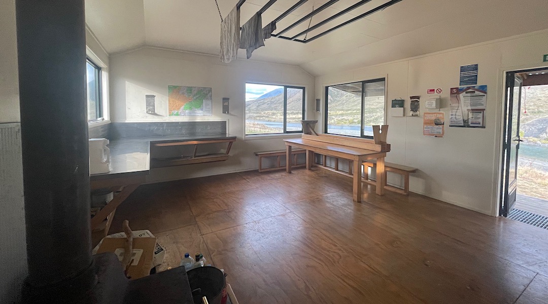 It's big inside. | Palmer Hut, Ka Whata Tu o Rakihouia/Clarence Conservation Park