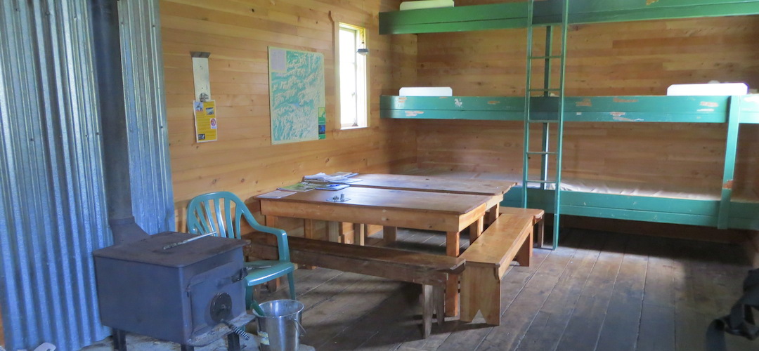 Hurunui Hut no 3, Harper Pass route, North Canterbury