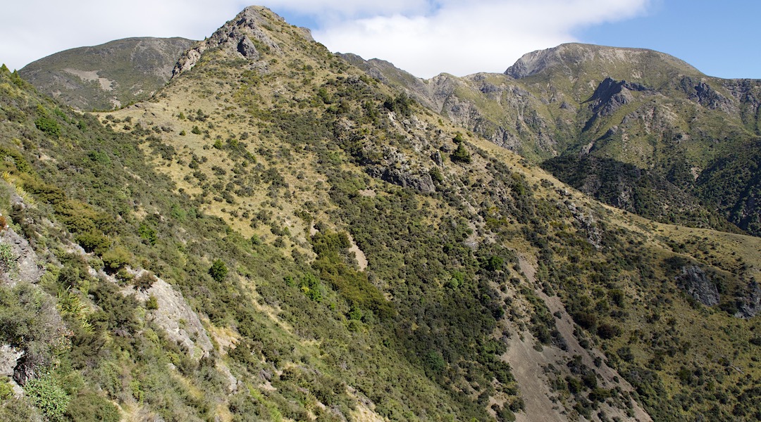 Heading cross country to towards Alfred Hut. I turned back.  | South Marlborough, March 2022