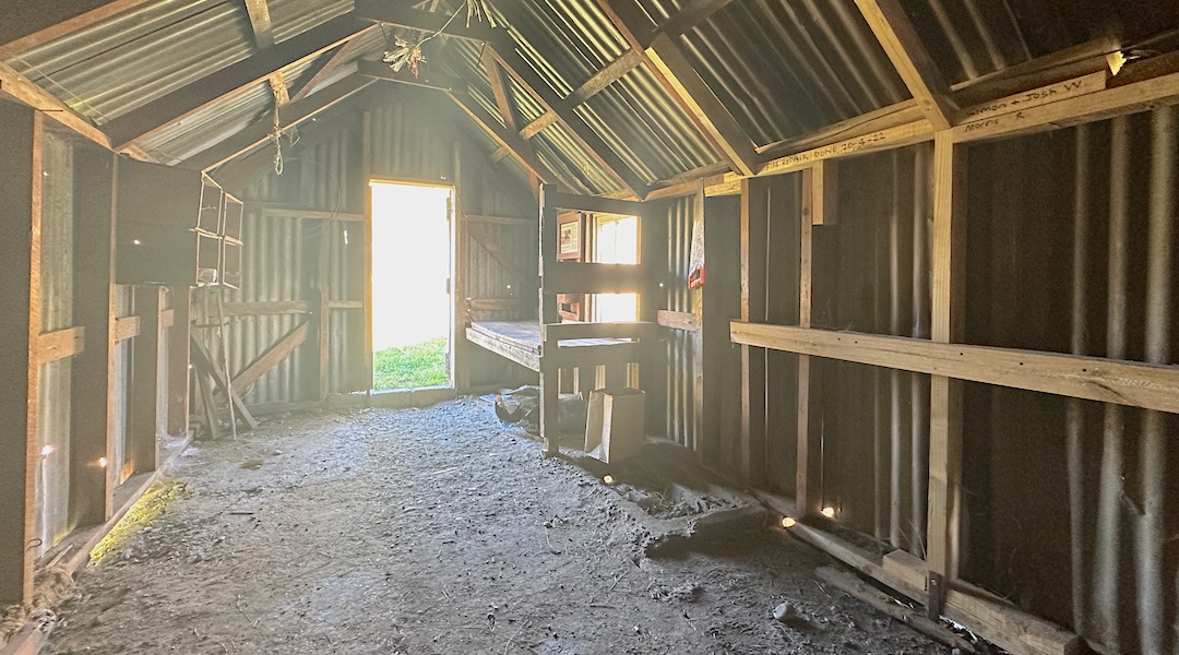 Dirt floor and a lot of 100 year old dust. | Historic Goose Flat Hut, Ka Whata Tu o Rakihouia Conservation Park