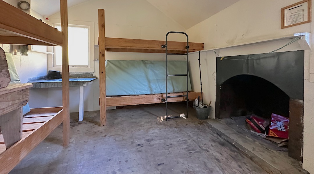 Cleaned up after the possums stayed for 7 weeks. Close the door, please. | Limestone Hut, Ka Whata Tu o Rakihouia Conservation Park