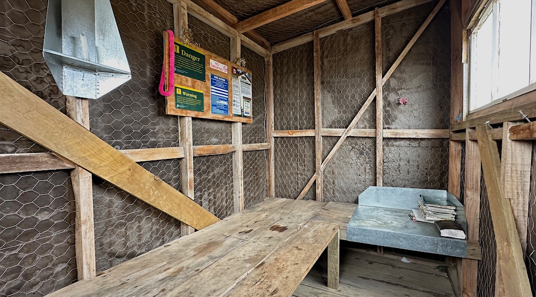 Cooking area. | Buster Hut, Oteake Conservation Park