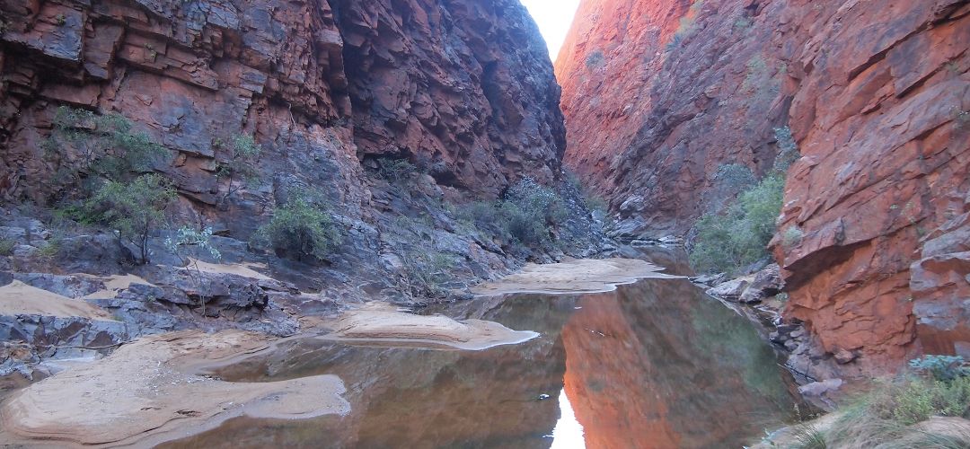Hugh Gap, on Larapinta Trail, Central Australia