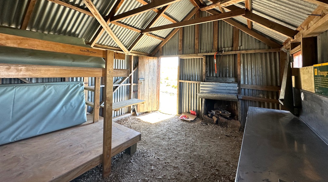 The fireplace works but bring your own wood. | Wire Yards Hut, Oteake Conservation Park